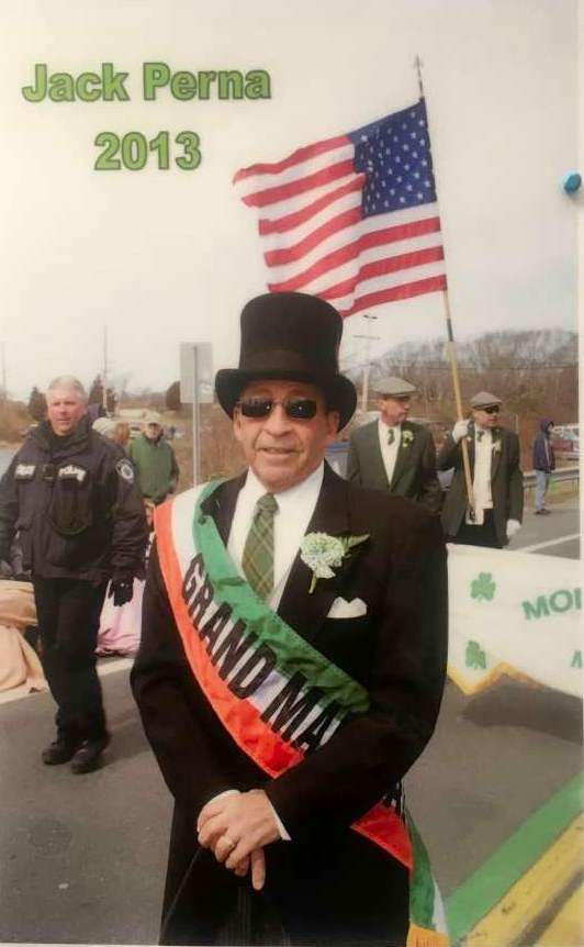 Photo of St. Patrick's Day Parade Grand Marshal Jack Perna on 3.17.2013